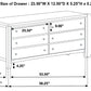 Carlton 5-piece Eastern King Bedroom Set Cappuccino