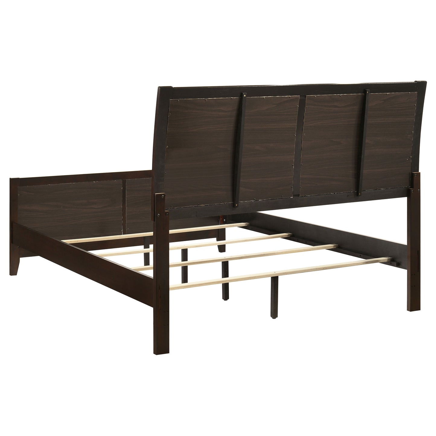 Carlton Wood Queen Panel Bed Cappuccino