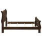 Louis Philippe Wood Full Sleigh Bed Cappuccino