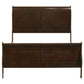 Louis Philippe Wood Full Sleigh Bed Cappuccino