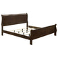 Louis Philippe 4-piece Eastern King Bedroom Set Cappuccino