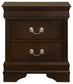 Louis Philippe 4-piece Eastern King Bedroom Set Cappuccino