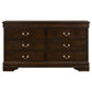 Louis Philippe 5-piece Eastern King Bedroom Set Cappuccino