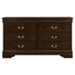Louis Philippe 4-piece Twin Bedroom Set Cappuccino
