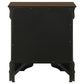 Louis Philippe 2-drawer Nightstand Cappuccino