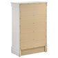 Louis Philippe 5-drawer Bedroom Chest White