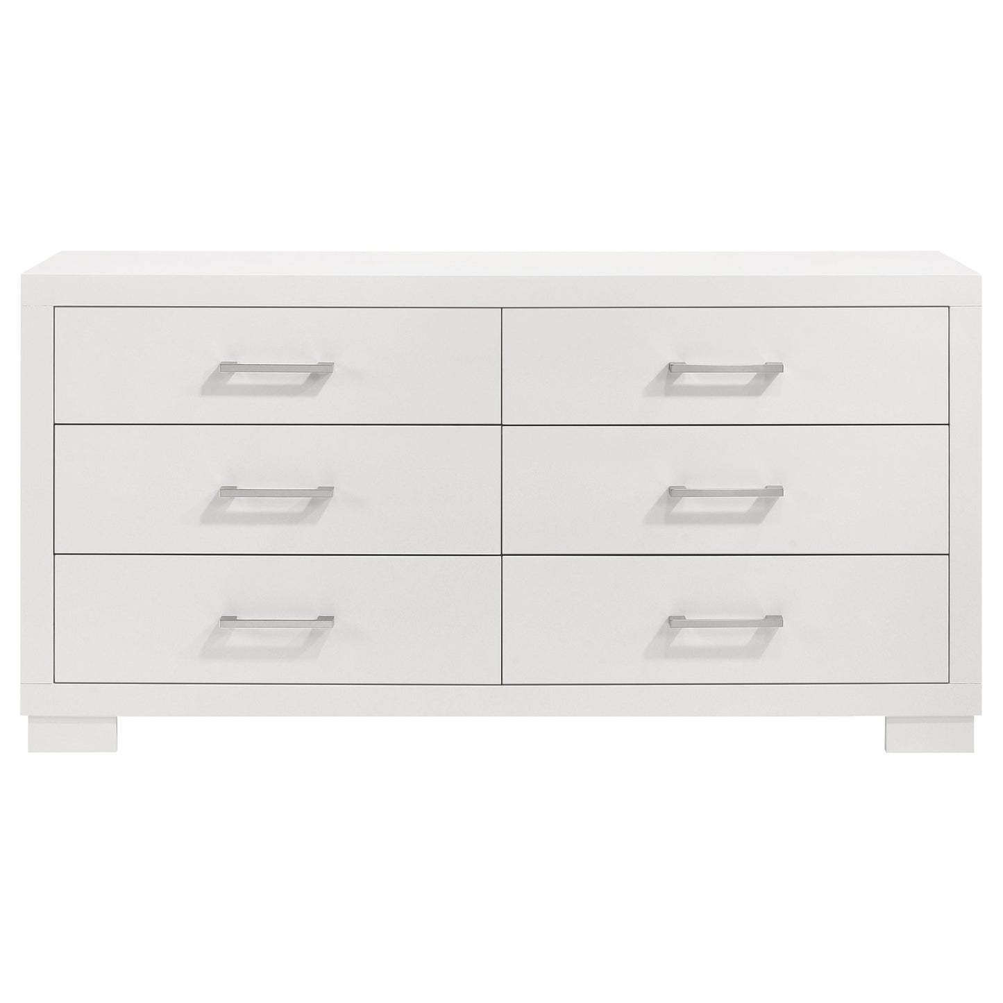 Jessica 6-drawer Dresser Snow White
