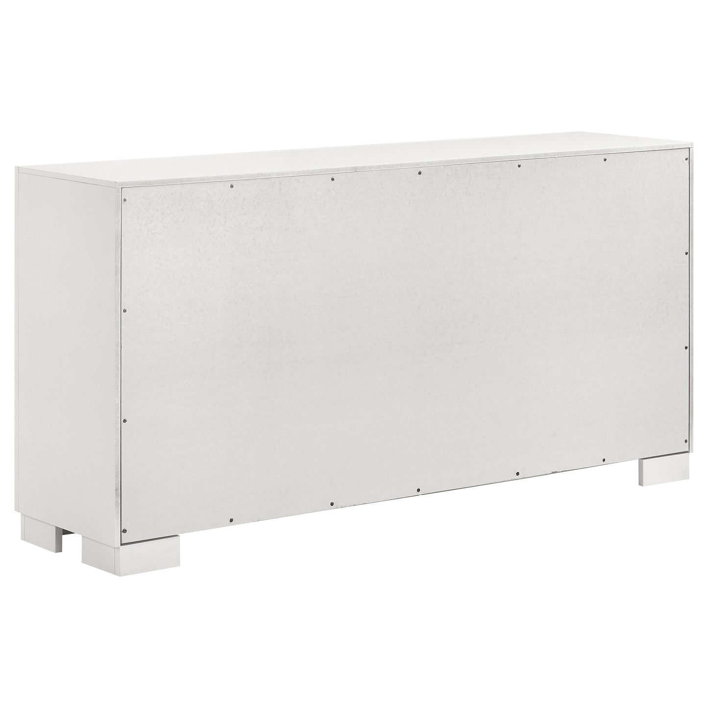 Jessica 6-drawer Dresser Snow White