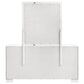 Jessica 6-drawer Dresser with Mirror Snow White