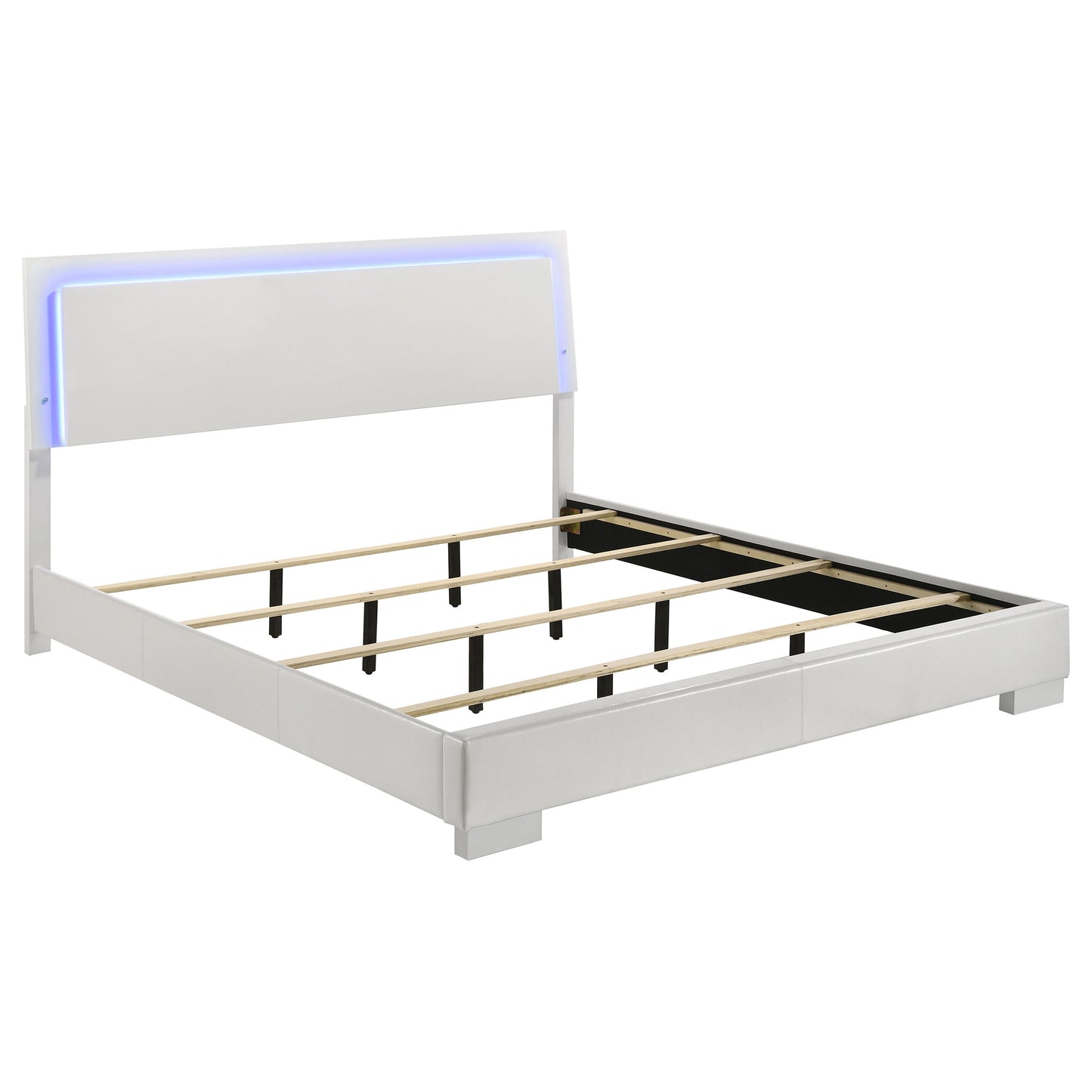 Felicity 6-piece California King Bedroom Set White Gloss