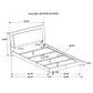 Felicity 5-piece Queen Bedroom Set White High Gloss
