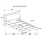 Felicity 5-piece Queen Bedroom Set White High Gloss
