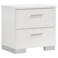 Felicity 4-piece Eastern King Platform Bedroom Set White