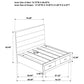 Felicity 5-piece California King Platform Bedroom Set White