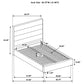 Felicity 5-piece Queen Bedroom Set White High Gloss