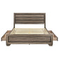 Kauffman Wood Eastern King Storage Panel Bed Washed Taupe