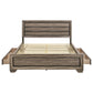 Kauffman Wood California King Storage Panel Bed Washed Taupe