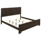 Kauffman Wood Eastern King Panel Bed Dark Cocoa