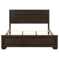 Kauffman Wood Eastern King Panel Bed Dark Cocoa