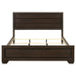Kauffman Wood California King Panel Bed Dark Cocoa