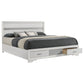 Miranda 51-inch Wood California King Storage Panel Bed White