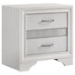 Miranda 3-drawer Nightstand Bedside Table White