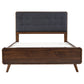 Robyn Wood Queen Platform Bed Dark Walnut