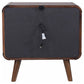 Robyn 2-drawer Nightstand Bedside Table Dark Walnut
