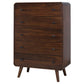 Robyn 5-drawer Bedroom Chest of Drawers Dark Walnut