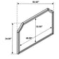 Garland 5-piece Queen Bedroom Set Brown Cherry
