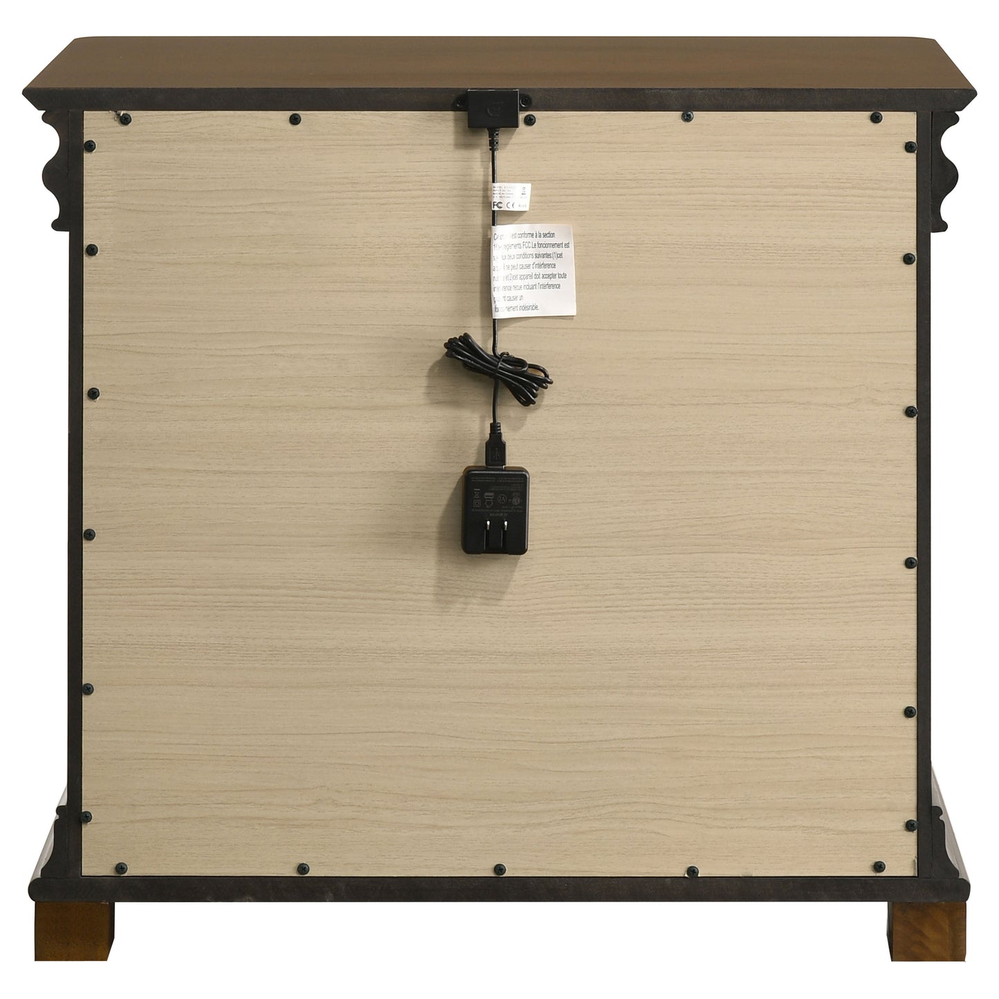 Garland 2-drawer Nightstand Bedside Table Brown Cherry