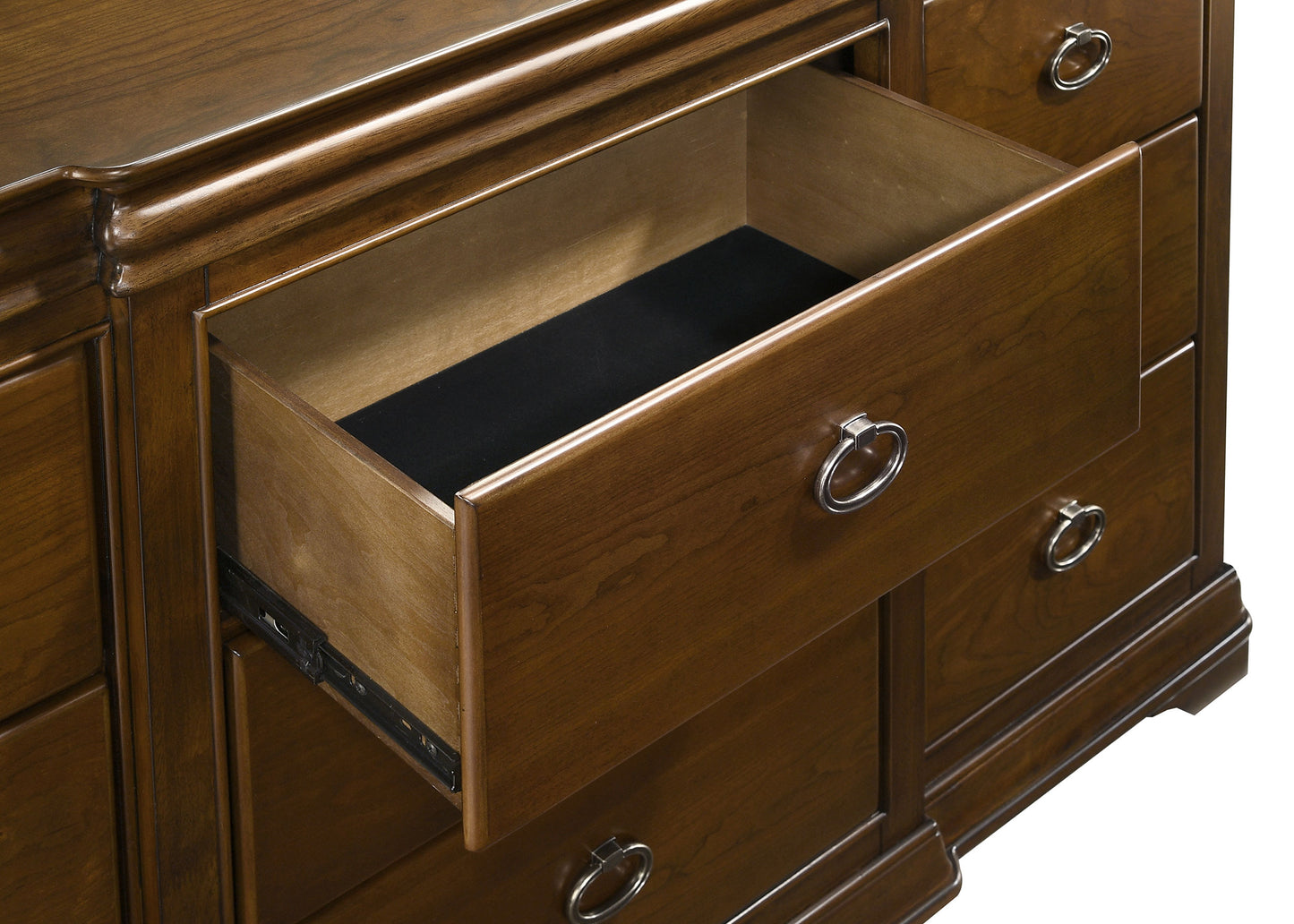 Garland 9-drawer Bedroom Dresser with Mirror Brown Cherry