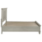 Franco Wood Queen Storage Panel Bed Distressed White