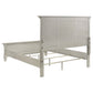 Franco Wood Queen Panel Bed Distressed White