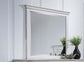 Franco Dresser Mirror Distressed White