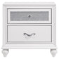 Barzini 4-piece California King Bedroom Set White