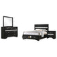 Miranda 4-piece Full Bedroom Set Black