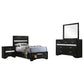 Miranda 4-piece Twin Bedroom Set Black
