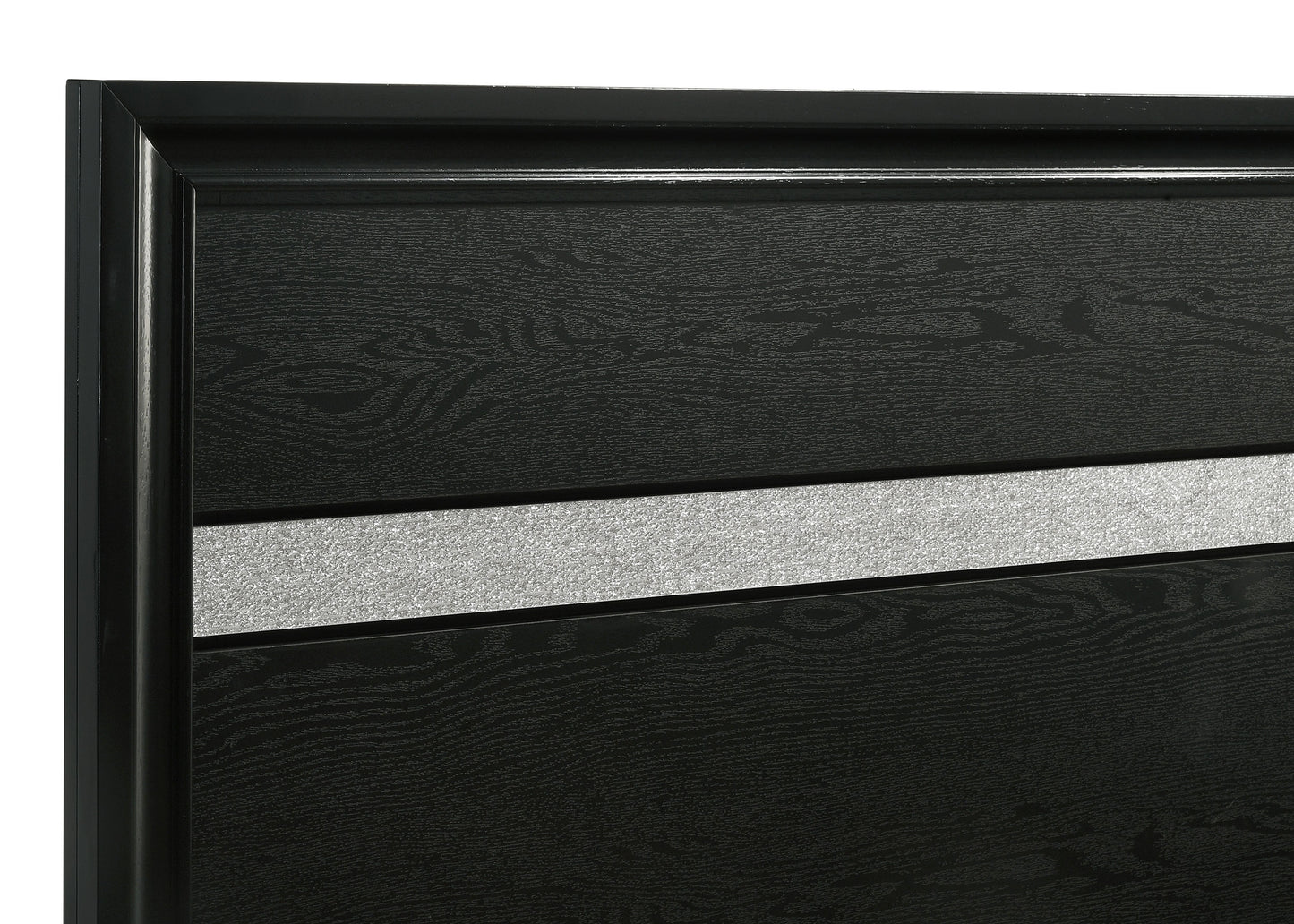Miranda 51-inch Wood Twin Storage Panel Bed Black