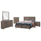 Brantford 5-piece Eastern King Bedroom Set Barrel Oak