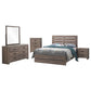 Brantford 5-piece Eastern King Bedroom Set Barrel Oak