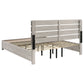 Brantford Wood Eastern King Storage Panel Bed Coastal White