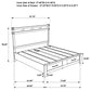 Hazlewood 5-piece Eastern King Bedroom Set Vineyard Oak