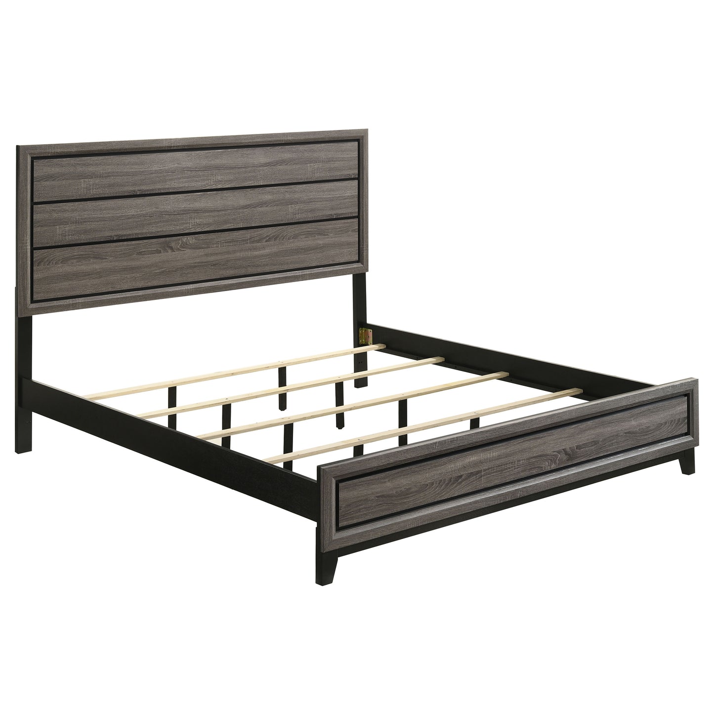 Watson Four-piece Eastern King Bedroom Set Grey Oak