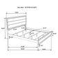 Watson Four-piece Eastern King Bedroom Set Grey Oak