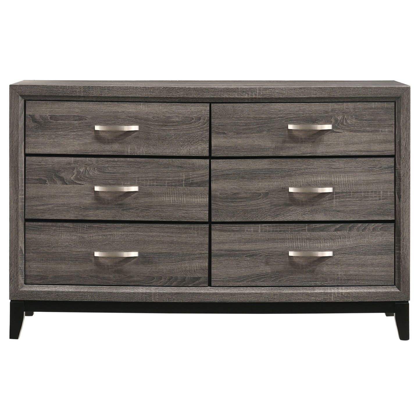 Watson Four-piece Eastern King Bedroom Set Grey Oak