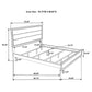 Watson Four-piece California King Bedroom Set Grey Oak