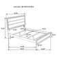 Watson Wood Queen Panel Bed Grey Oak