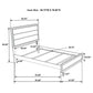 Watson Four-piece Twin Bedroom Set Grey Oak