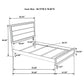 Watson Five-piece Twin Bedroom Set Grey Oak